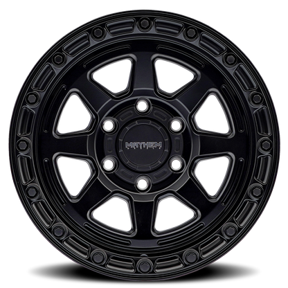 Mayhem Offroad Wheels Ridgeline 8306 MB 17x8.5 Black 6 Off Set 6 Lug 4.99 BSM 106.1 Bore Cast Aluminum