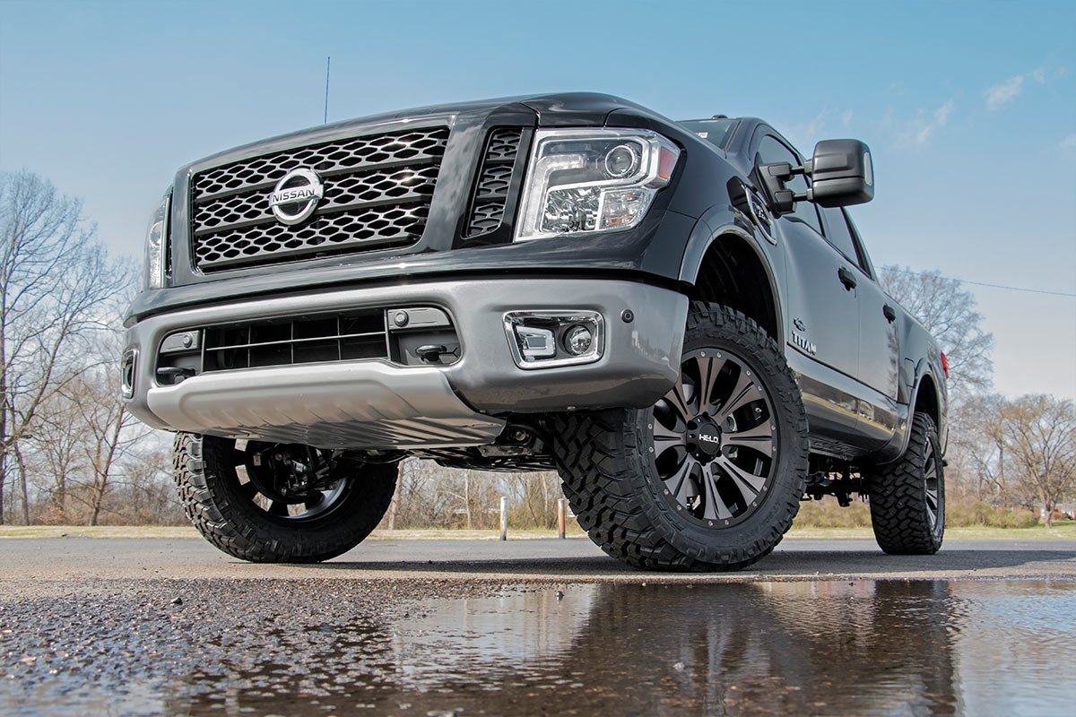 3 Inch Nissan Bolt-On Lift Kit Lifted Struts 04-15 Titan 2WD/4WD Rough Country