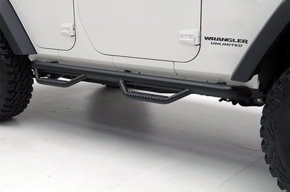 Jeep Wheel to Wheel Nerf Steps 07-18 Wrangler JK 4 Door Rough Country