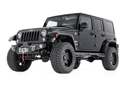 Jeep Wheel to Wheel Nerf Steps 07-18 Wrangler JK 4 Door Rough Country