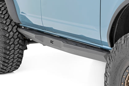 Rock Sliders Heavy Duty 4-Door Ford Bronco 4WD 21-UP Rough Country