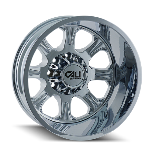Dually Wheels Brutal Dually 9105 CH 22x8.25 Chrome 8 On 170 Bolt Pattern -180 Offset Cali Offroad Wheels