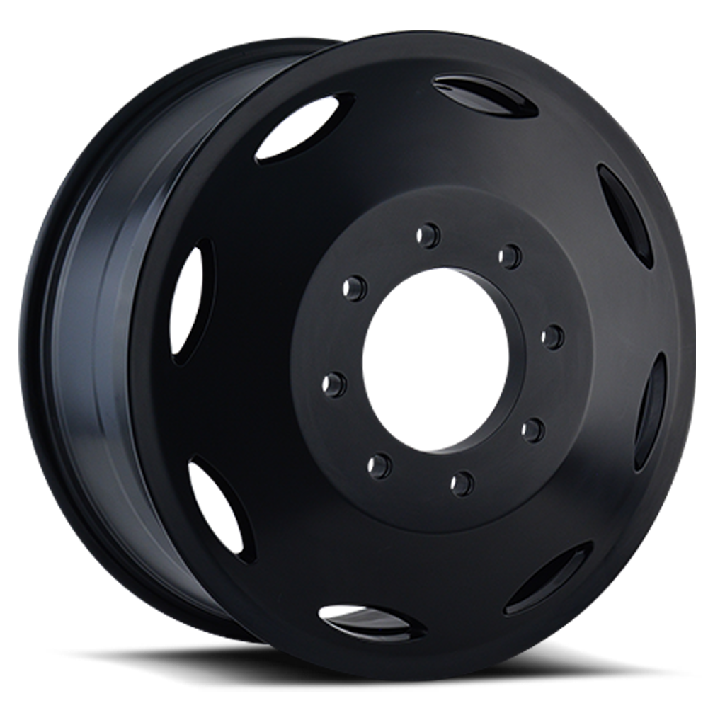 Dually Wheels Brutal Dually 9105 BK 20x8.25 Black 8 On 170 Bolt Pattern 115 Offset Cali Offroad Wheels