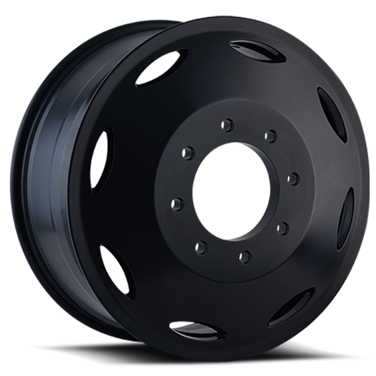 Dually Wheels Brutal Dually 9105 BK 20x8.25 Black 8 On 165.1 Bolt Pattern 115 Offset 116.7 Bore Cali Offroad Wheels