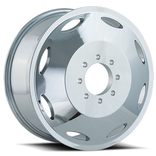 Dually Wheels Brutal Dually 9105 CH 20x8.25 Chrome 8 On 165.1 Bolt Pattern 115 Offset 116.7 Bore Cali Offroad Wheels