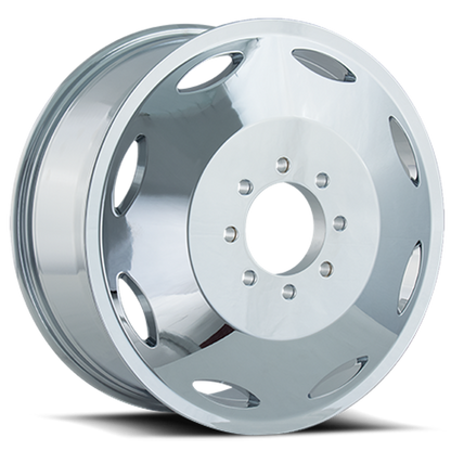 Dually Wheels Brutal Dually 9105 CH 20x8.25 Chrome 8 On 165.1 Bolt Pattern 115 Offset 121.3 Bore Cali Offroad Wheels
