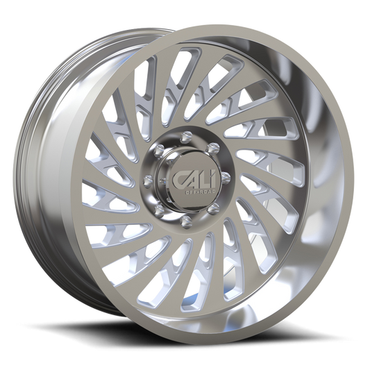 Cast Aluminum Wheels Switchback 9108 PO 20x10 Polished 6 On 135 Bolt Pattern -25 Offset Cali Offroad Wheels