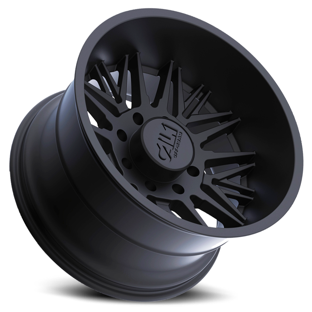 Cast Aluminum Wheels Rawkon 9109 MB 20x10 Matte Black 8 On 165.1 Bolt Pattern -25 Offset Cali Offroad Wheels