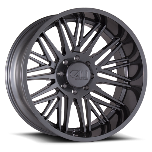 Cast Aluminum Wheels Rawkon 9109 SL 20x12 Graphite 8 On 170 Bolt Pattern -51 Offset Cali Offroad Wheels