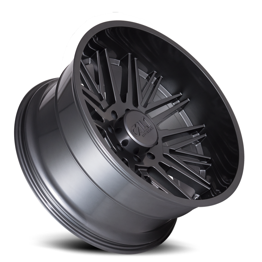 Cast Aluminum Wheels Rawkon 9109 SL 20x12 Graphite 8 On 180 Bolt Pattern -51 Offset Cali Offroad Wheels