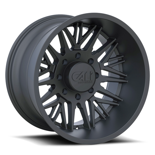 Cast Aluminum Wheels Rawkon 9109 MB 20x12 Matte Black 8 On 180 Bolt Pattern -51 Offset Cali Offroad Wheels
