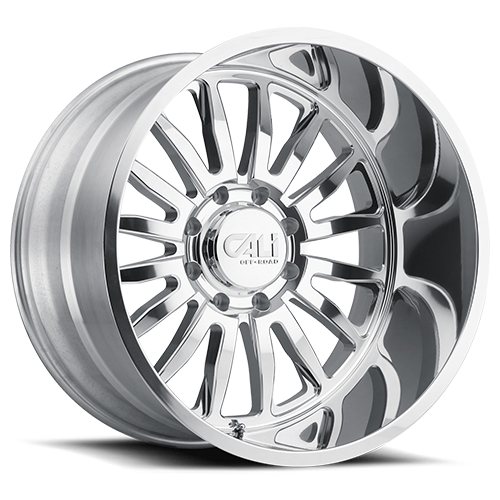 Cast Aluminum Wheels Summit 9110 PO 20x10 Milled Spokes Polished 6 On 139.7 Bolt Pattern -25 Offset Cali Offroad Wheels