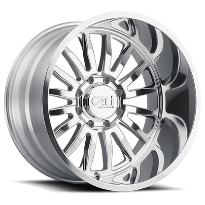 Cast Aluminum Wheels Summit 9110 PO 22x10 Milled Spokes Polished 6 On 135 Bolt Pattern 0 Offset Cali Offroad Wheels