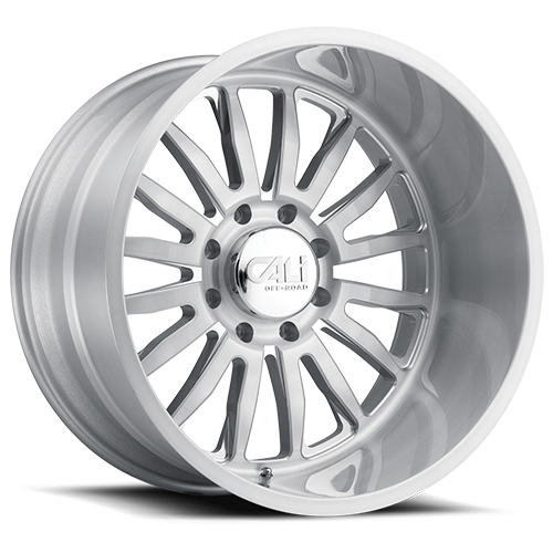 Cast Aluminum Wheels Summit 9110 SL 22x12 Brushed Brushed Silver 8 On 180 Bolt Pattern -51 Offset Cali Offroad Wheels
