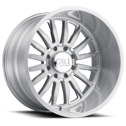 Cast Aluminum Wheels Summit 9110 SL 20x12 Brushed Brushed Silver 6 On 135 Bolt Pattern -51 Offset Cali Offroad Wheels