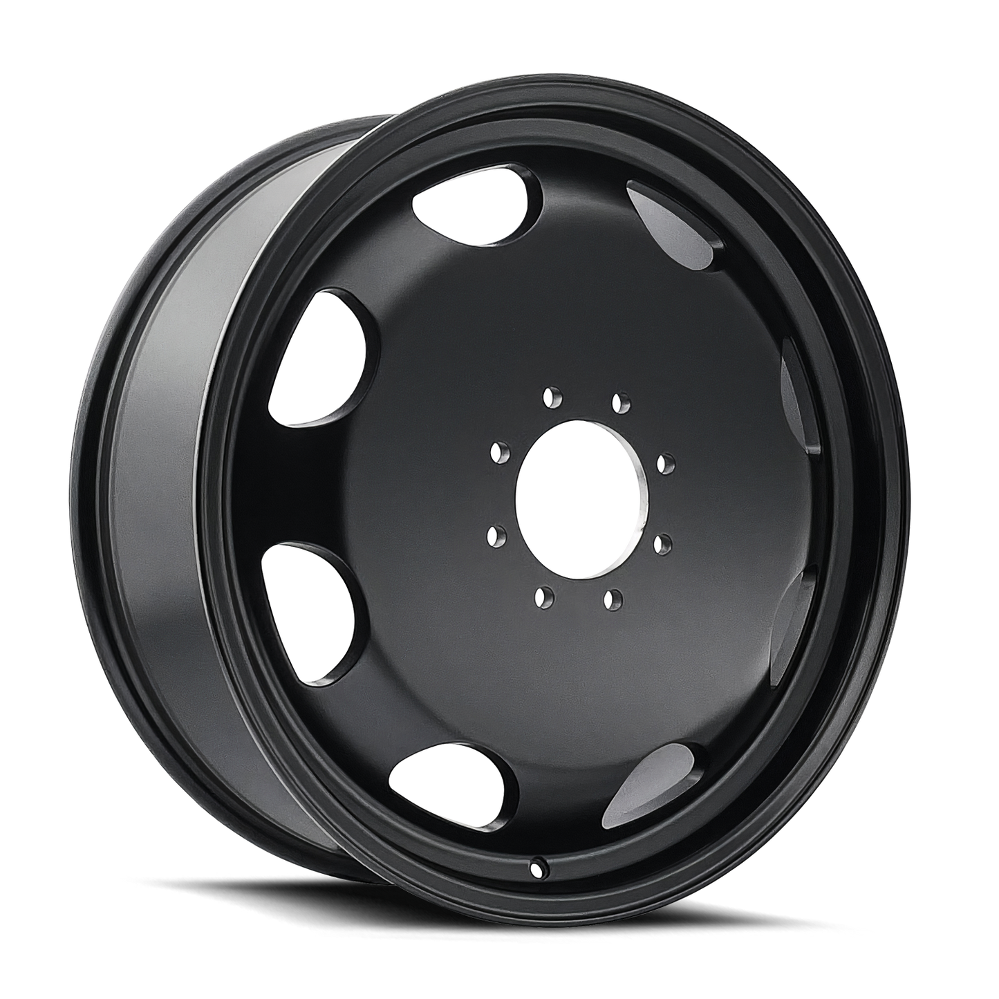 Dually Wheels Summit Dually 9110D MB 20x8.25 Matte Black 8 On 165.1 Bolt Pattern 115 Offset 121.3 Bore Cali Offroad Wheels