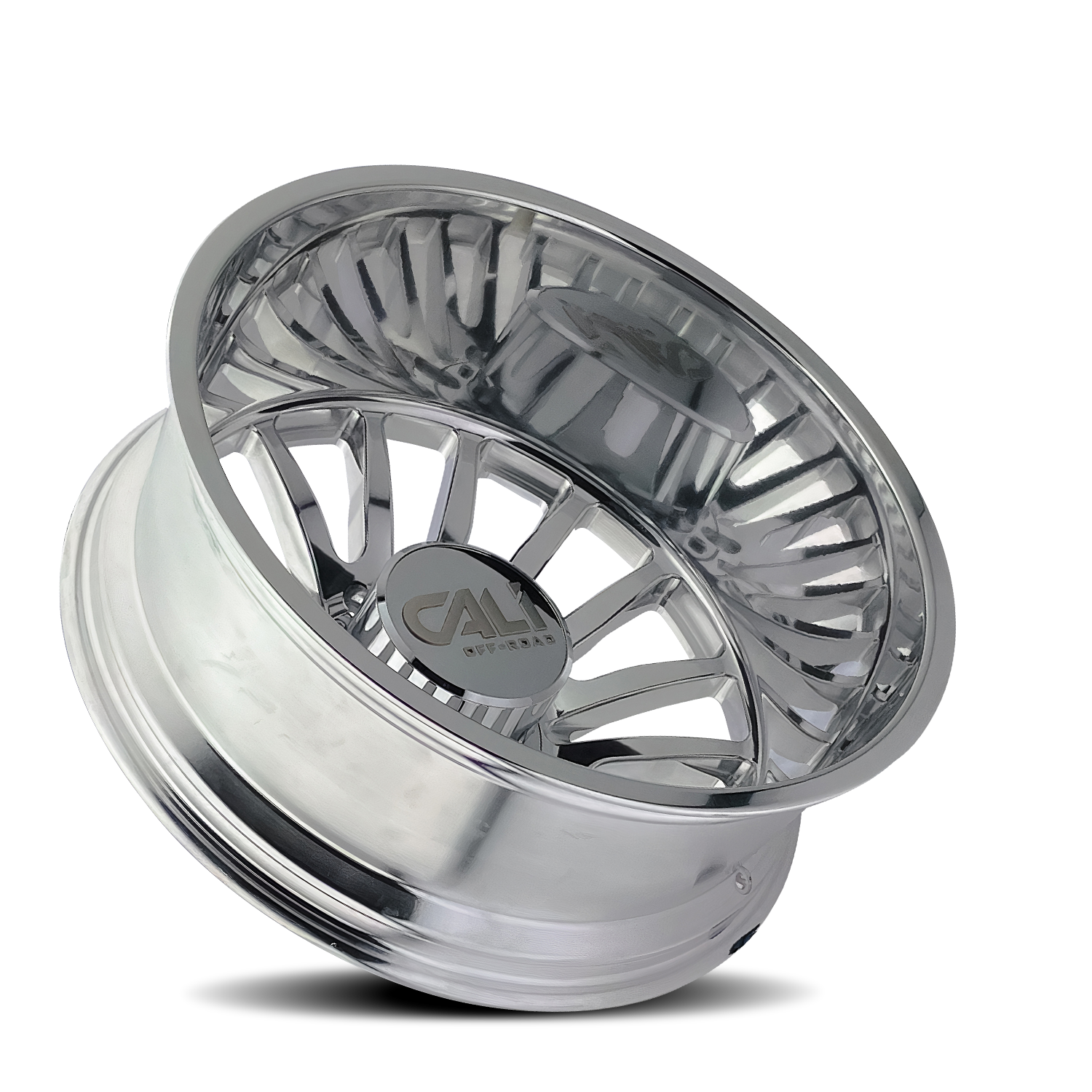 Dually Wheels Summit Dually 9110D PO 20x8.25 Milled Spokes Polished 8 On 165.1 Bolt Pattern -232 Offset Cali Offroad Wheels