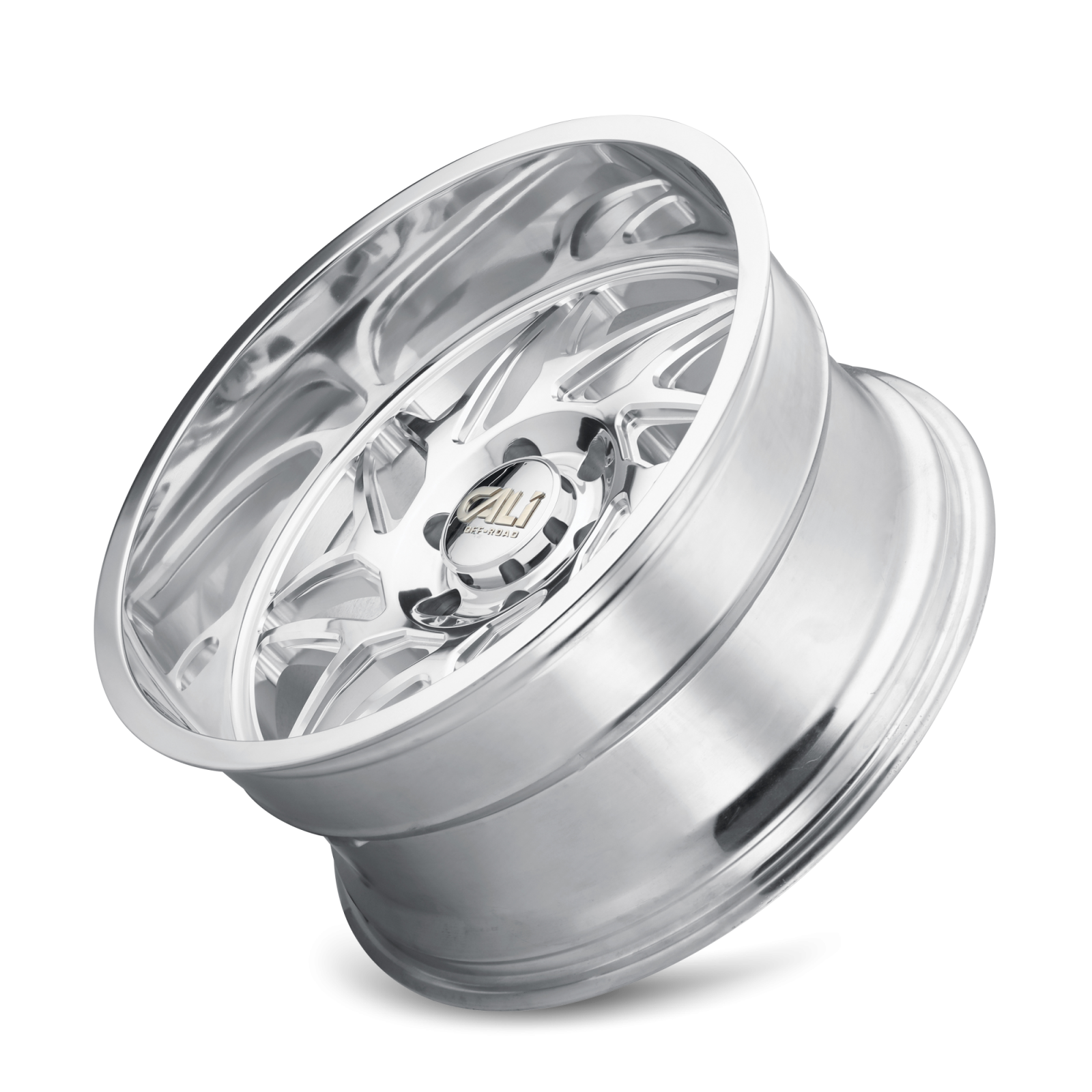 Cast Aluminum Wheels Gemini 9112 PO 20x10 Milled Spokes Polished 8 On 170 Bolt Pattern -25 Offset Cali Offroad Wheels