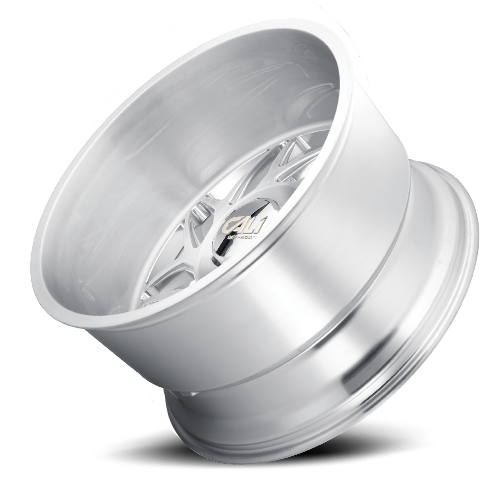 Cast Aluminum Wheels Gemini 9112 SL 20x12 Brushed 6 On 139.7 Bolt Pattern -51 Offset Cali Offroad Wheels