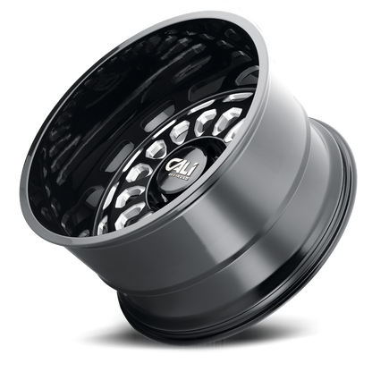 Cast Aluminum Wheels Paradox 9113 GB 20x10 Milled Spokes Gloss Black 5 On 127 Bolt Pattern -25 Offset Cali Offroad Wheels