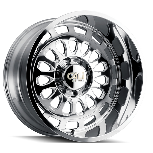 Cast Aluminum Wheels Paradox 9113 PO 20x12 Milled Spokes Polished 8 On 165.1 Bolt Pattern -51 Offset Cali Offroad Wheels