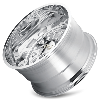 Cast Aluminum Wheels Paradox 9113 PO 24x14 Milled Spokes Polished 6 On 139.7 Bolt Pattern -76 Offset Cali Offroad Wheels