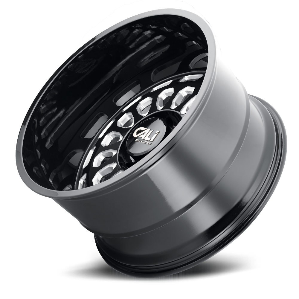 Cast Aluminum Wheels Paradox 9113 GB 20x9 Milled Spokes Gloss Black 6 On 135 Bolt Pattern 0 Offset Cali Offroad Wheels