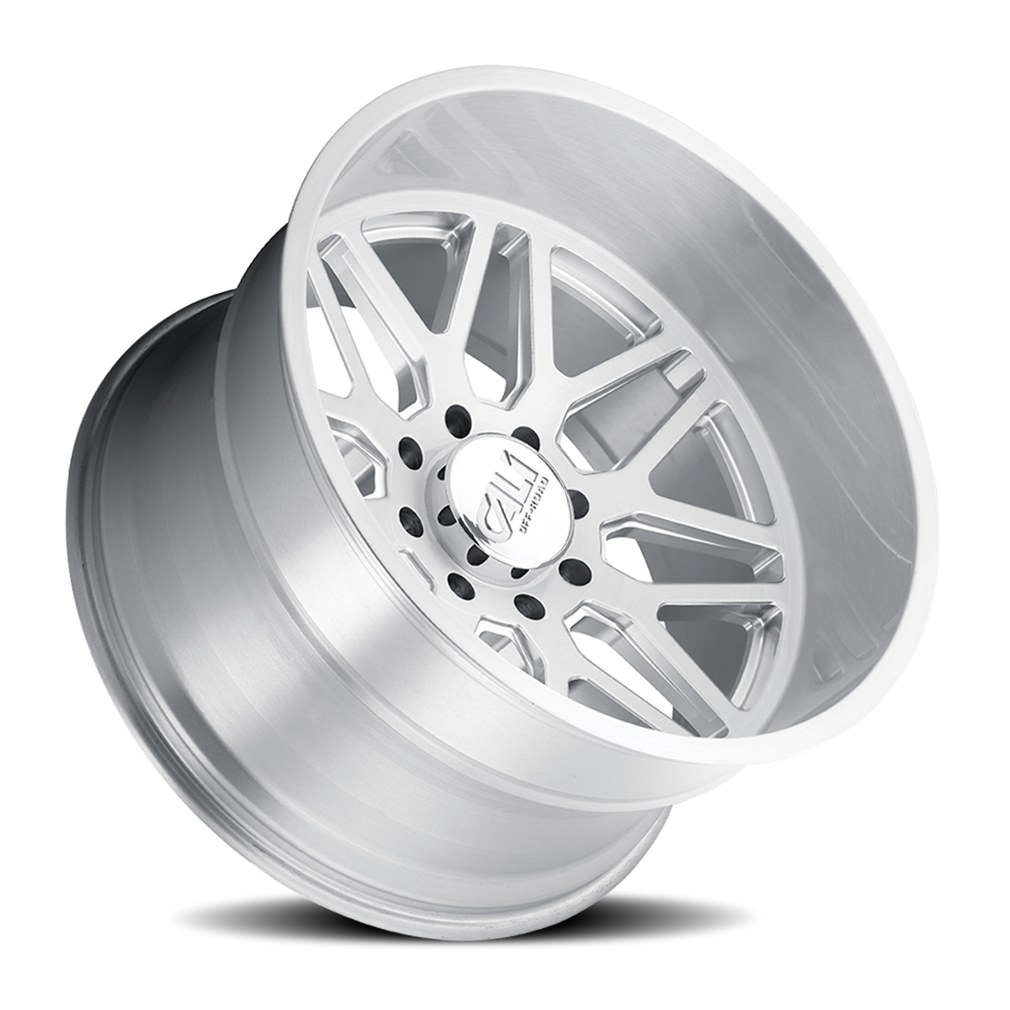 Cast Aluminum Wheels Invader 9115 BGC 20x10 Brushed Brushed 8 On 170 Bolt Pattern -25 Offset Cali Offroad Wheels