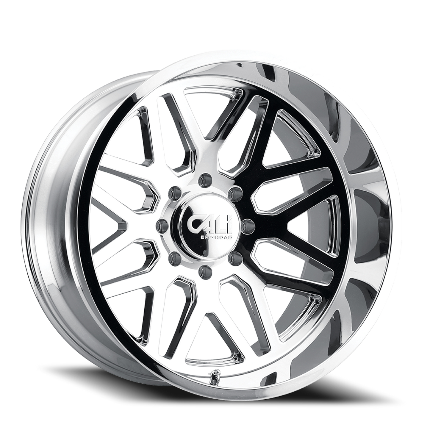 Cast Aluminum Wheels Invader 9115 CH 20x10 Chrome 8 On 170 Bolt Pattern -25 Offset Cali Offroad Wheels