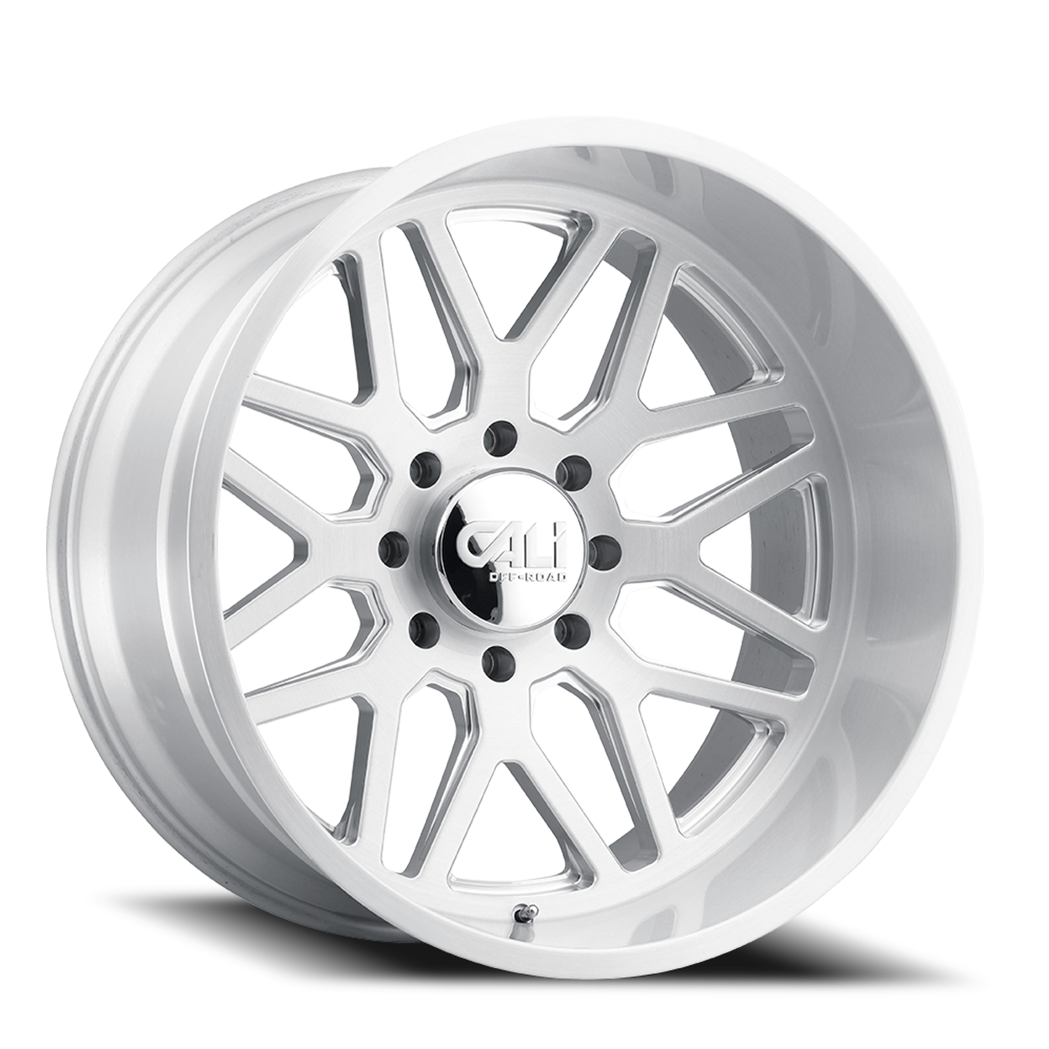 Cast Aluminum Wheels Invader 9115 BGC 20x10 Brushed Brushed 6 On 139.7 Bolt Pattern -25 Offset Cali Offroad Wheels