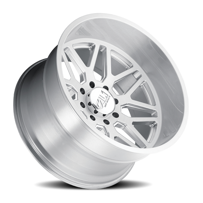 Cast Aluminum Wheels Invader 9115 BGC 22x12 Brushed Brushed 8 On 170 Bolt Pattern -51 Offset Cali Offroad Wheels