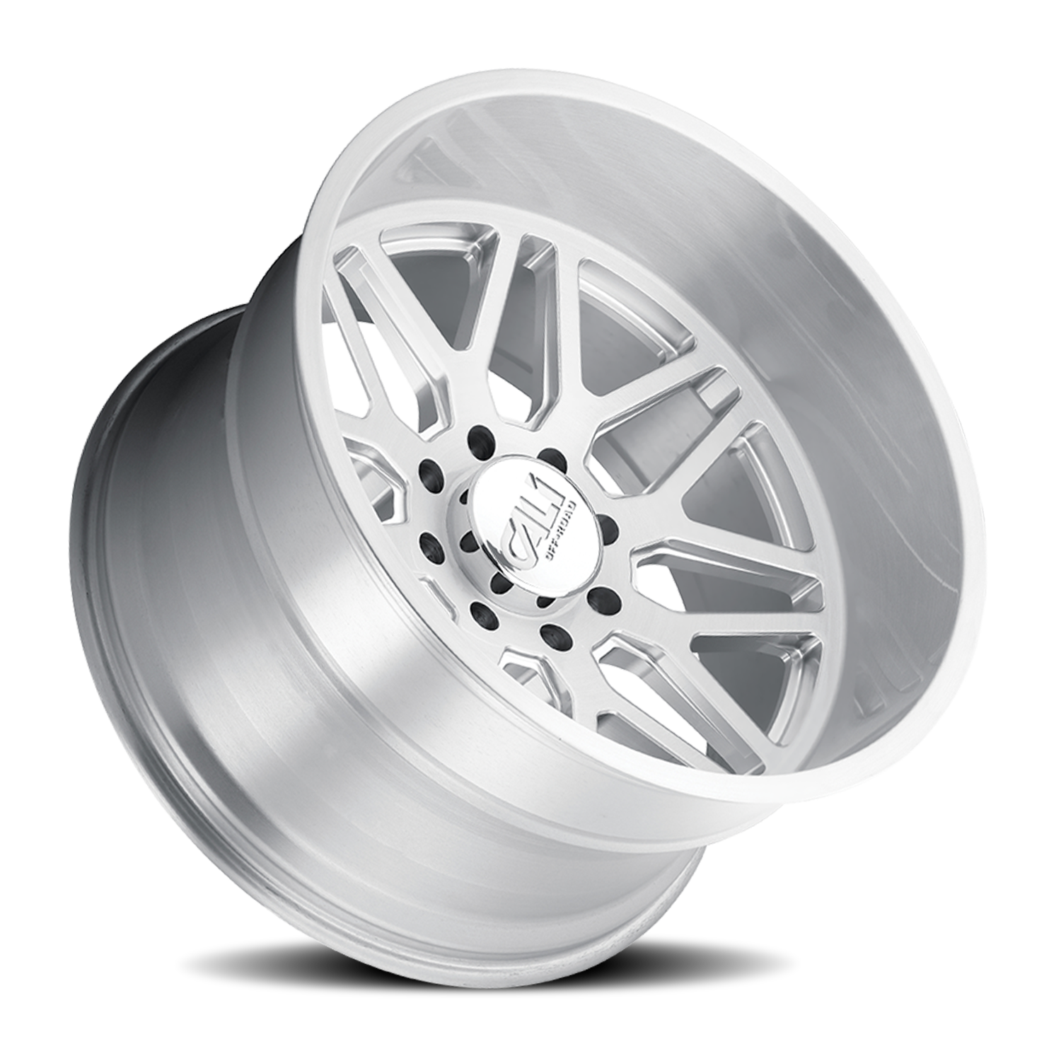 Cast Aluminum Wheels Invader 9115 BGC 20x12 Brushed Brushed 8 On 165.1 Bolt Pattern -51 Offset Cali Offroad Wheels