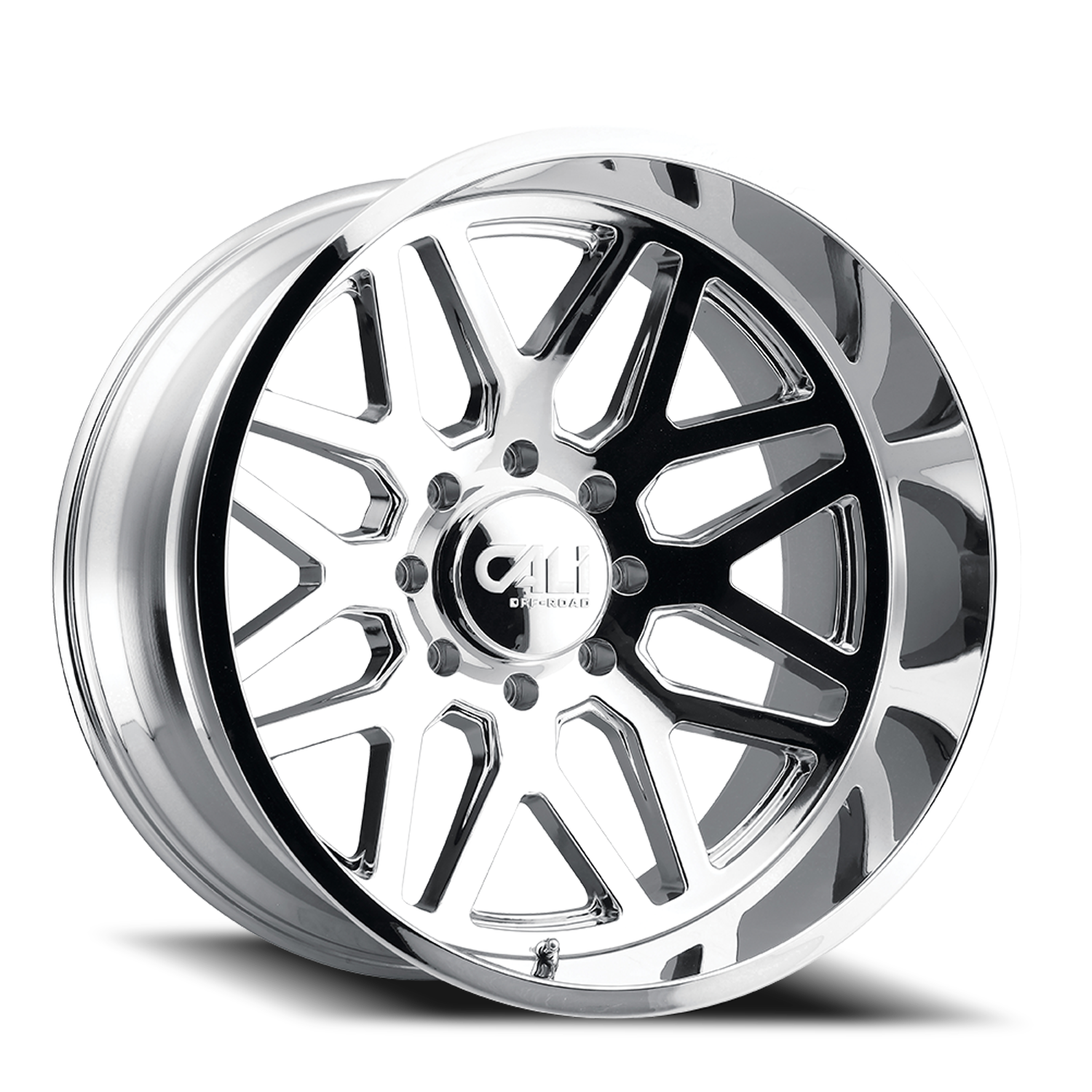 Cast Aluminum Wheels Invader 9115 CH 20x12 Chrome 8 On 165.1 Bolt Pattern -51 Offset Cali Offroad Wheels