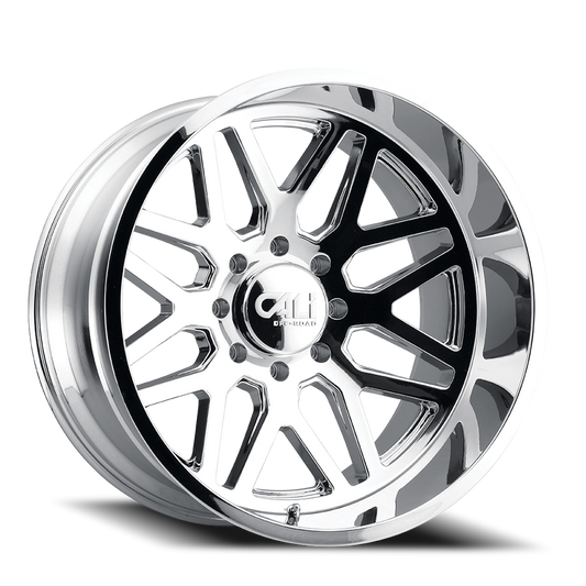 Cast Aluminum Wheels Invader 9115 CH 24x14 Chrome 8 On 165.1 Bolt Pattern -76 Offset Cali Offroad Wheels