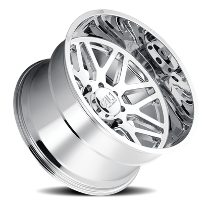 Cast Aluminum Wheels Invader 9115 CH 24x14 Chrome 8 On 165.1 Bolt Pattern -76 Offset Cali Offroad Wheels