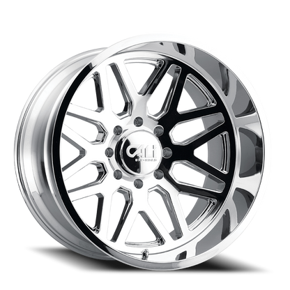 Cast Aluminum Wheels Invader 9115 CH 26x14 Chrome 8 On 170 Bolt Pattern -76 Offset Cali Offroad Wheels
