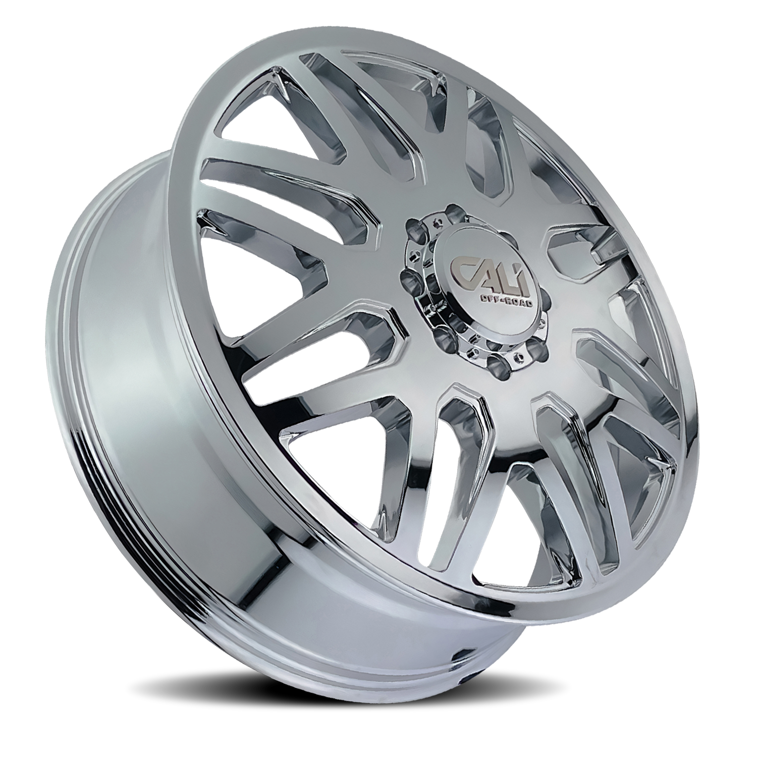 Dually Wheels Invader Dually 9115D CH 22x8.25 Chrome 8 On 210 Bolt Pattern 115 Offset Cali Offroad Wheels