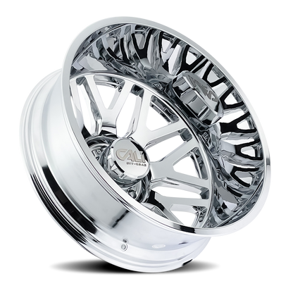 Dually Wheels Invader Dually 9115D CH 22x8.25 Chrome 8 On 210 Bolt Pattern -192 Offset Cali Offroad Wheels
