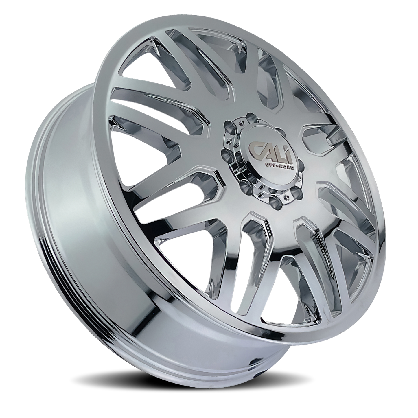 Dually Wheels Invader Dually 9115D CH 24x8.25 Chrome 8 On 210 Bolt Pattern 115 Offset Cali Offroad Wheels