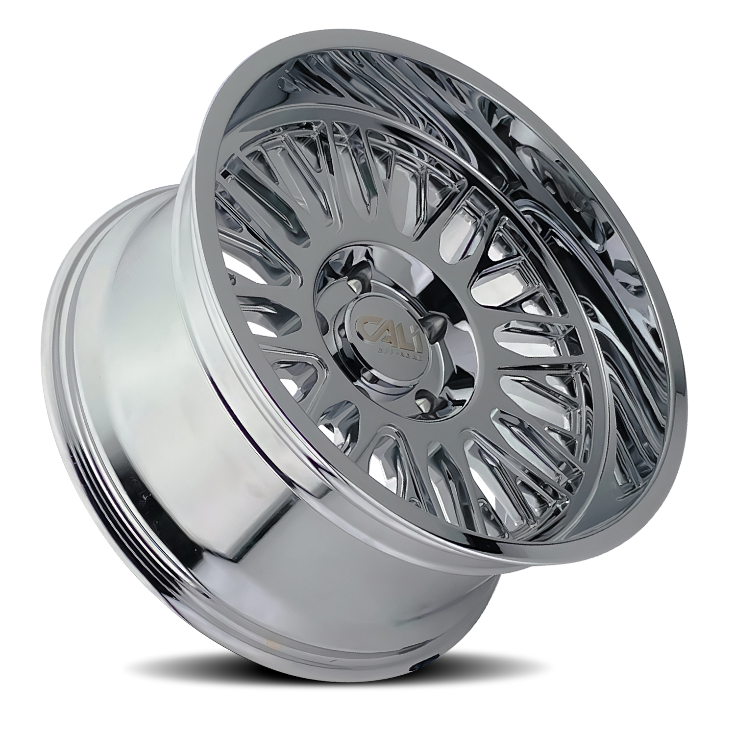 Cast Aluminum Wheels Vertex 9116 CH 20x10 Chrome 5 On 127 Bolt Pattern -25 Offset Cali Offroad Wheels