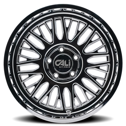 Cast Aluminum Wheels Vertex 9116 CH 20x10 Chrome 5 On 127 Bolt Pattern -25 Offset Cali Offroad Wheels