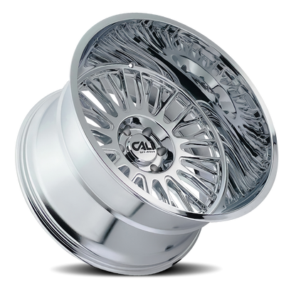 Cast Aluminum Wheels Vertex 9116 CH 24x14 Chrome 8 On 165.1 Bolt Pattern -76 Offset Cali Offroad Wheels