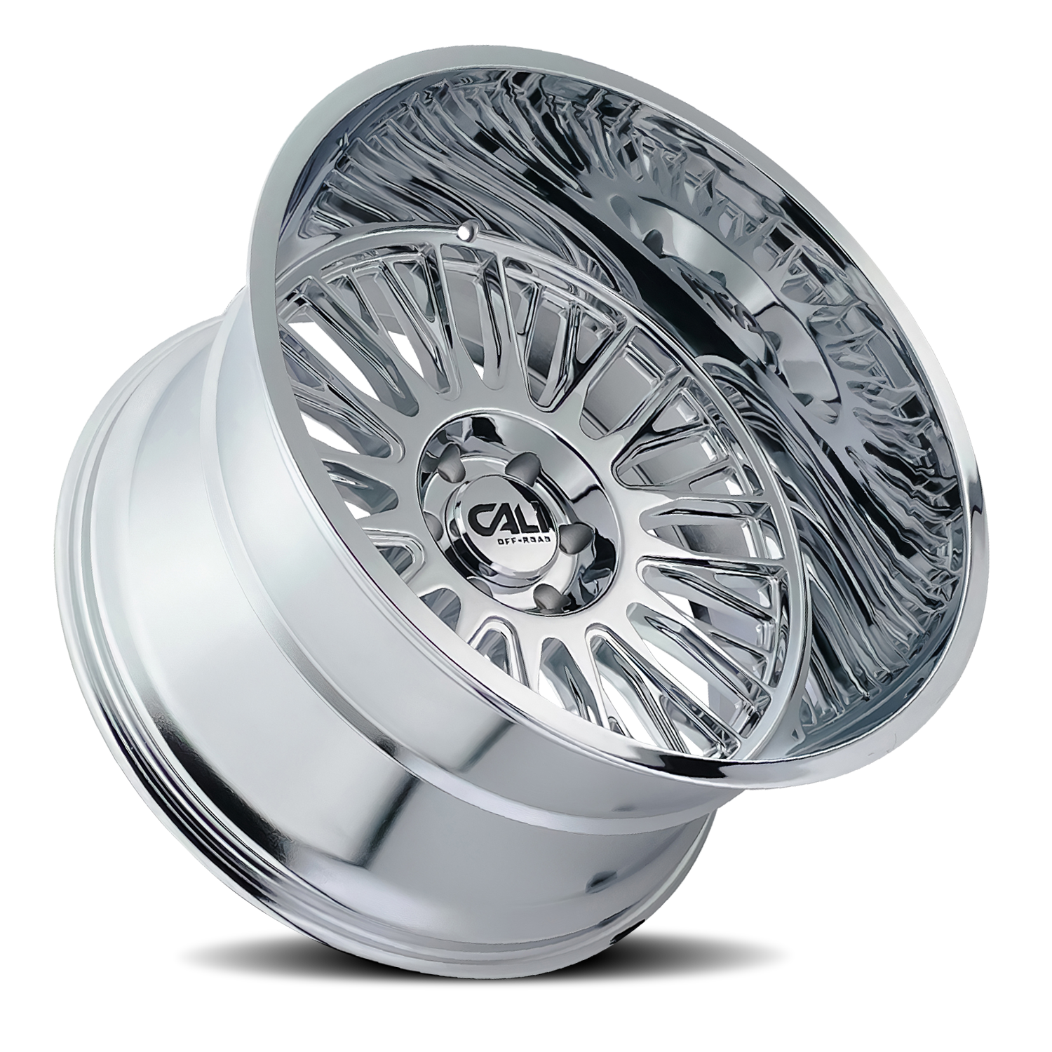 Cast Aluminum Wheels Vertex 9116 CH 26x14 Chrome 6 On 139.7 Bolt Pattern -76 Offset Cali Offroad Wheels