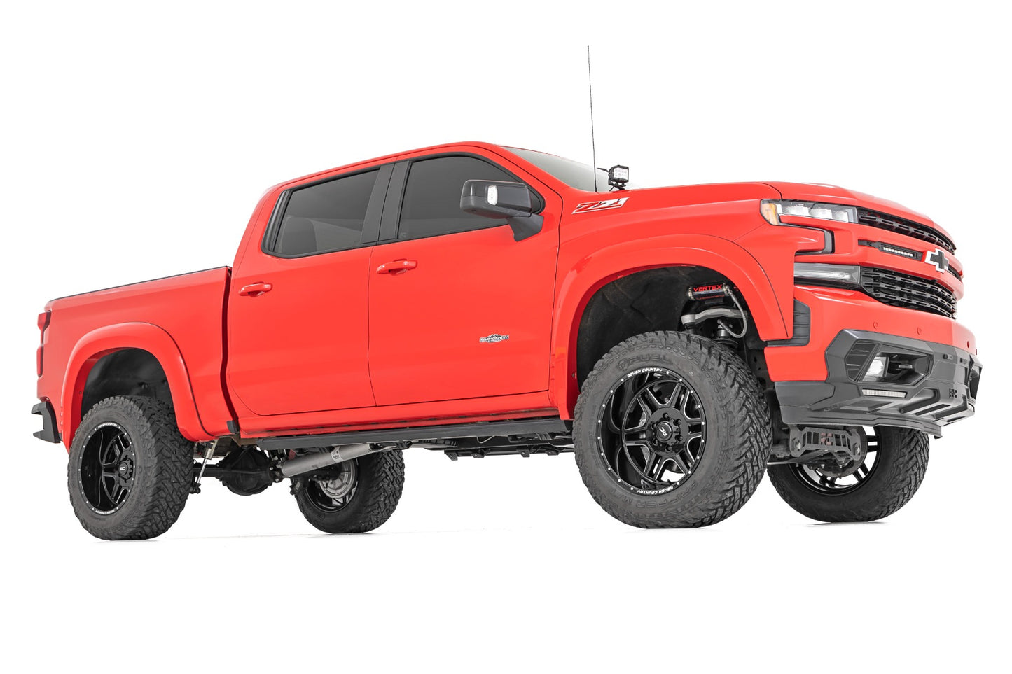 92 Series Wheel Machined One-Piece Gloss Black 22x12 8x180 -44mm Rough Country