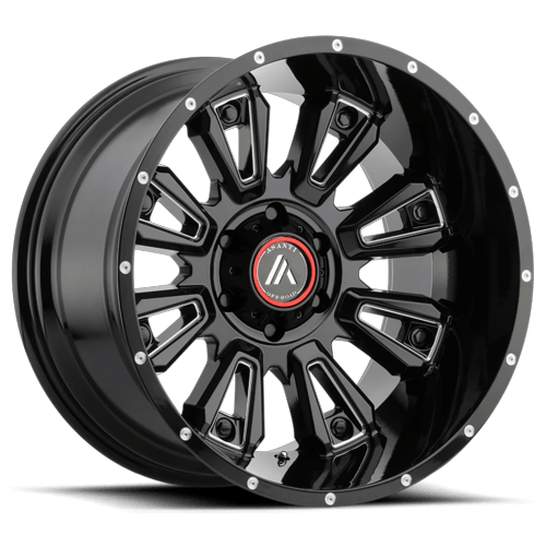 AB808 22X12 8X6.5 G-BLK MILL -44MM