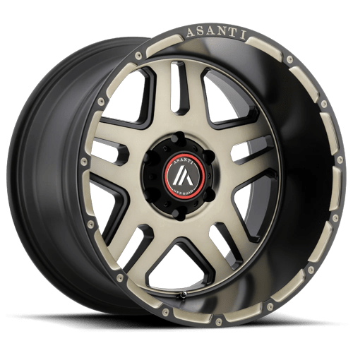 AB809 17X8.5 6X135 M-BLK MACH TCC 25MM