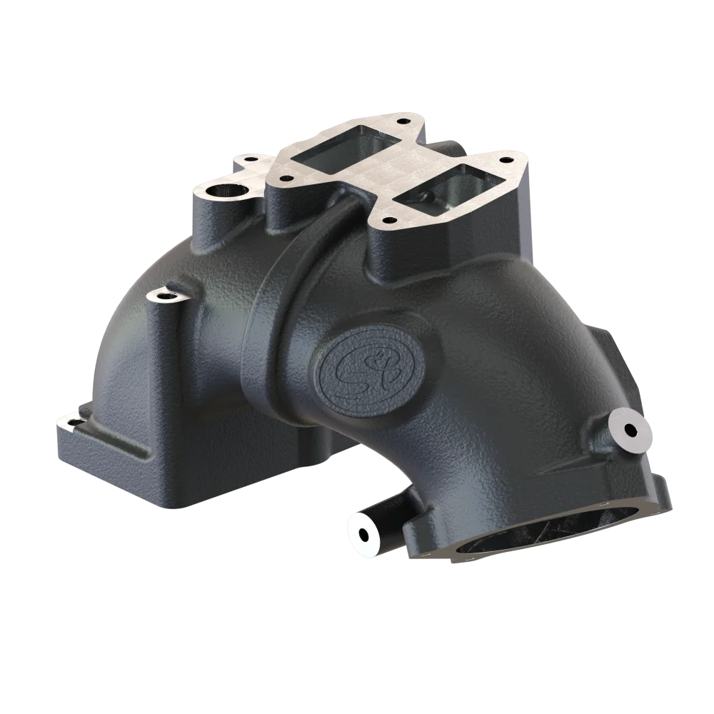 Intake Elbow, Matte black, Dodge Ram 2500/3500 6.7L Cummins Intake Elbow, EGR Compatible, 2019-24