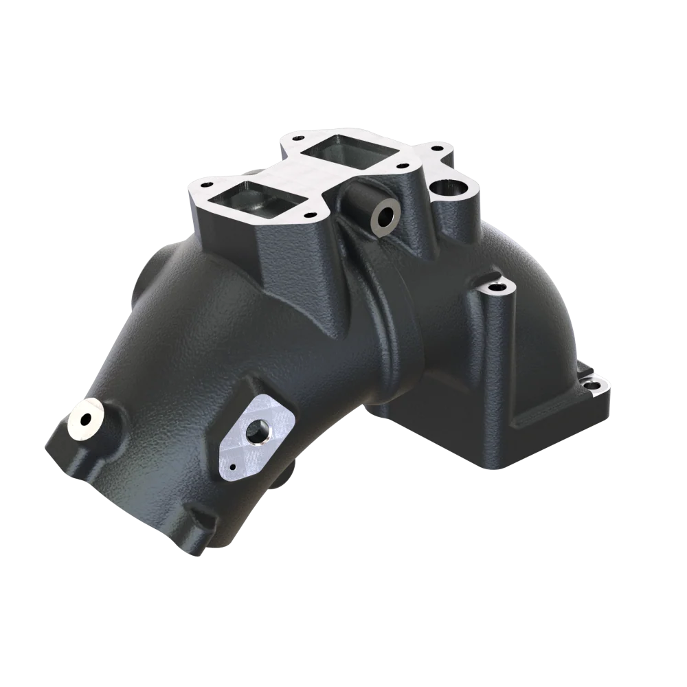 Intake Elbow, Matte black, Dodge Ram 2500/3500 6.7L Cummins Intake Elbow, EGR Compatible, 2019-24