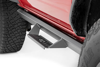 AL2 Drop Steps 2-Door Ford Bronco 4WD (21-23) Rough Country
