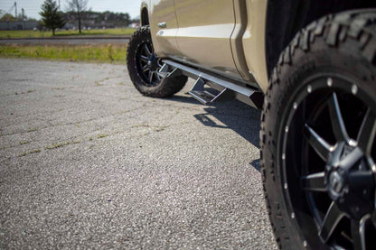 Toyota Cab-Length AL2 Drop Steps 07-20 Tundra Crew Cab Rough Country